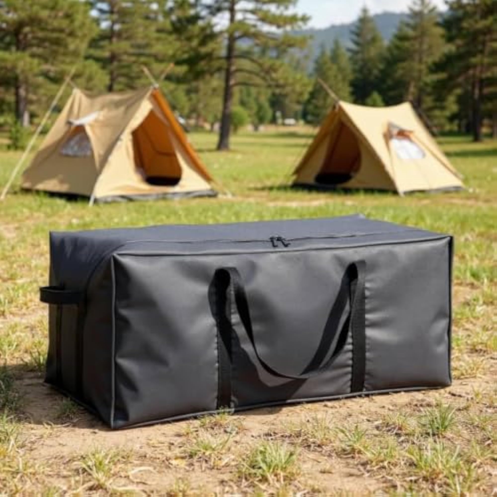 Oxford Cloth Storage Bag with Zippered Top
